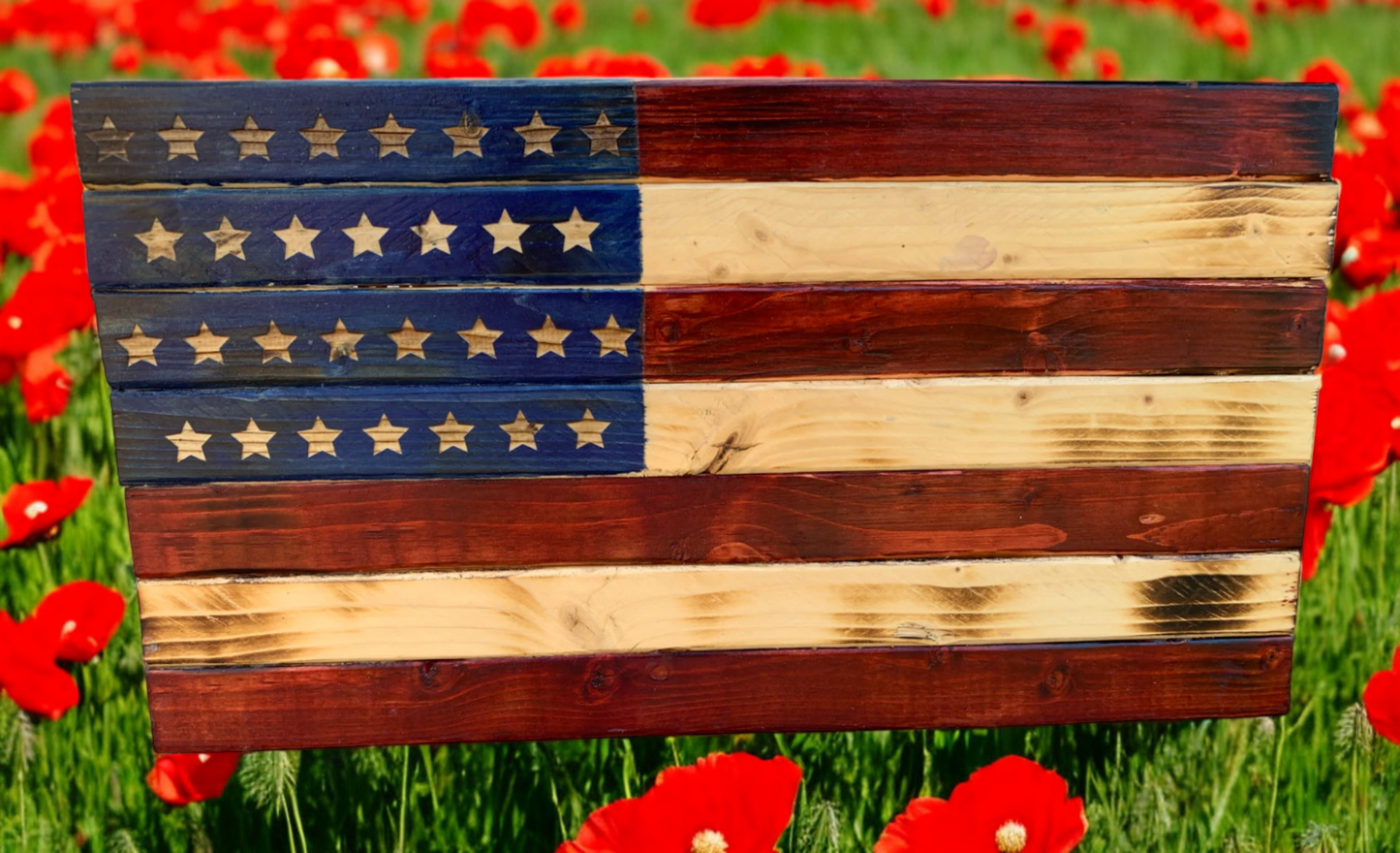 Rustic American Flag