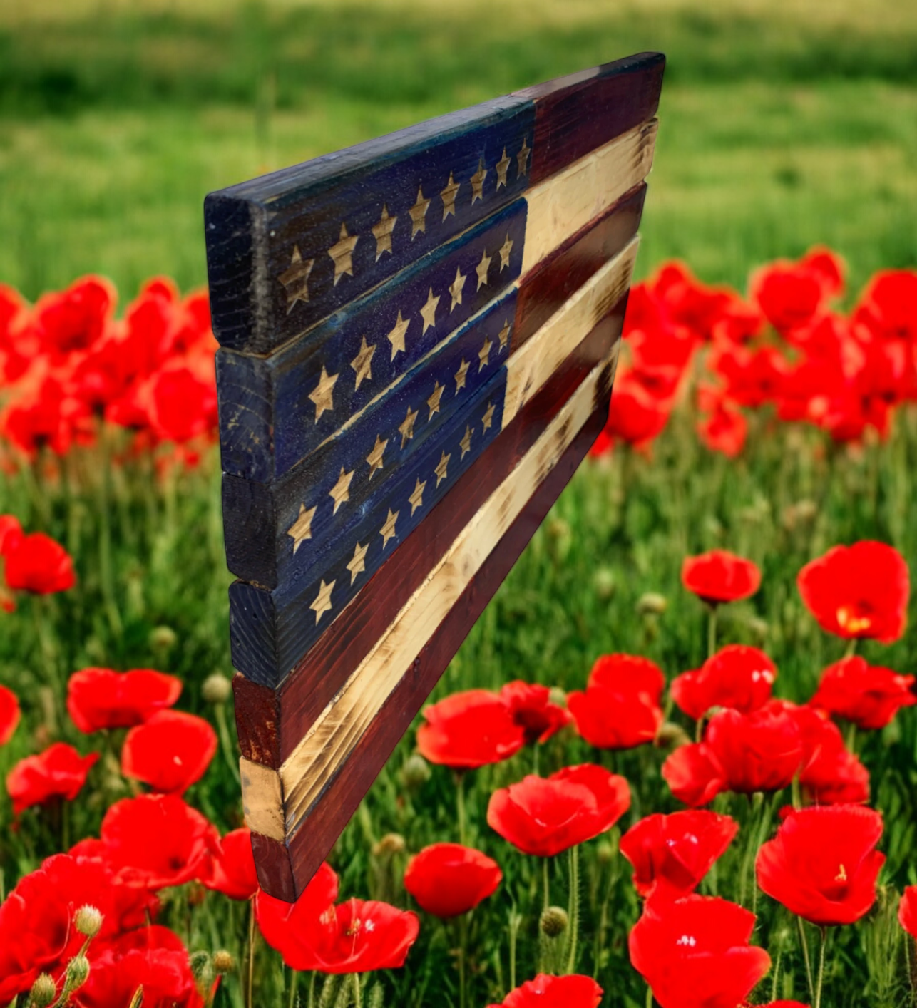 Rustic American Flag