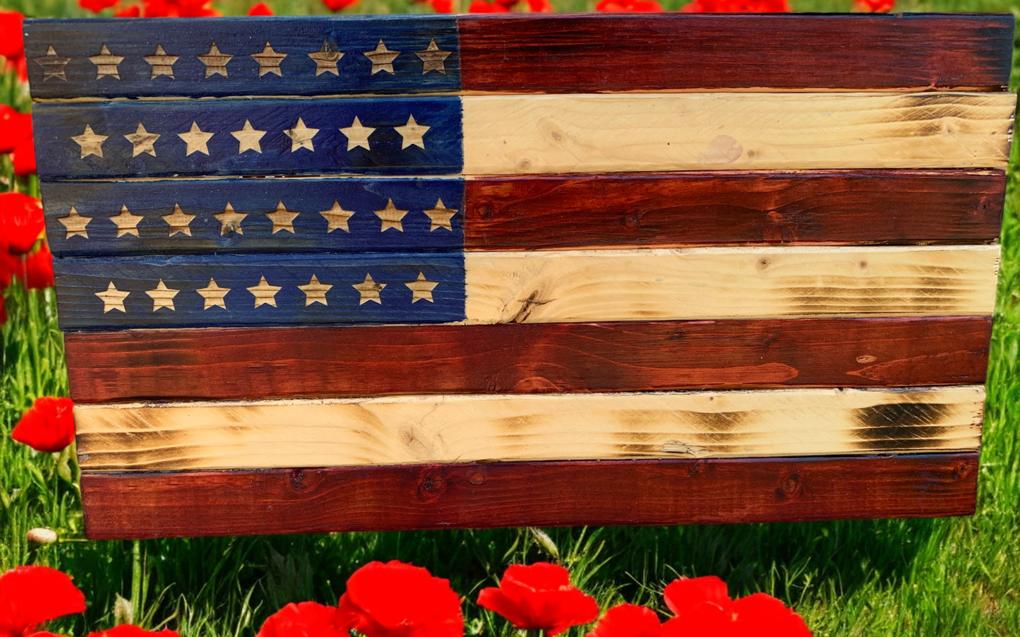 Rustic American Flag