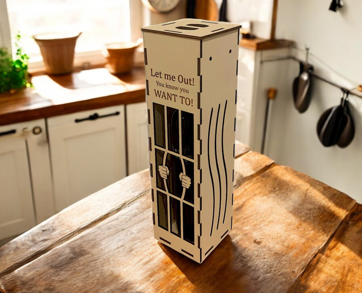 Let me Out Wine Box