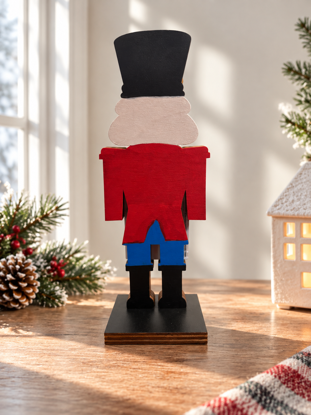 Nutcracker Gift Card Holder | Wood Nutcracker with 3D Layers | Handcrafted Christmas