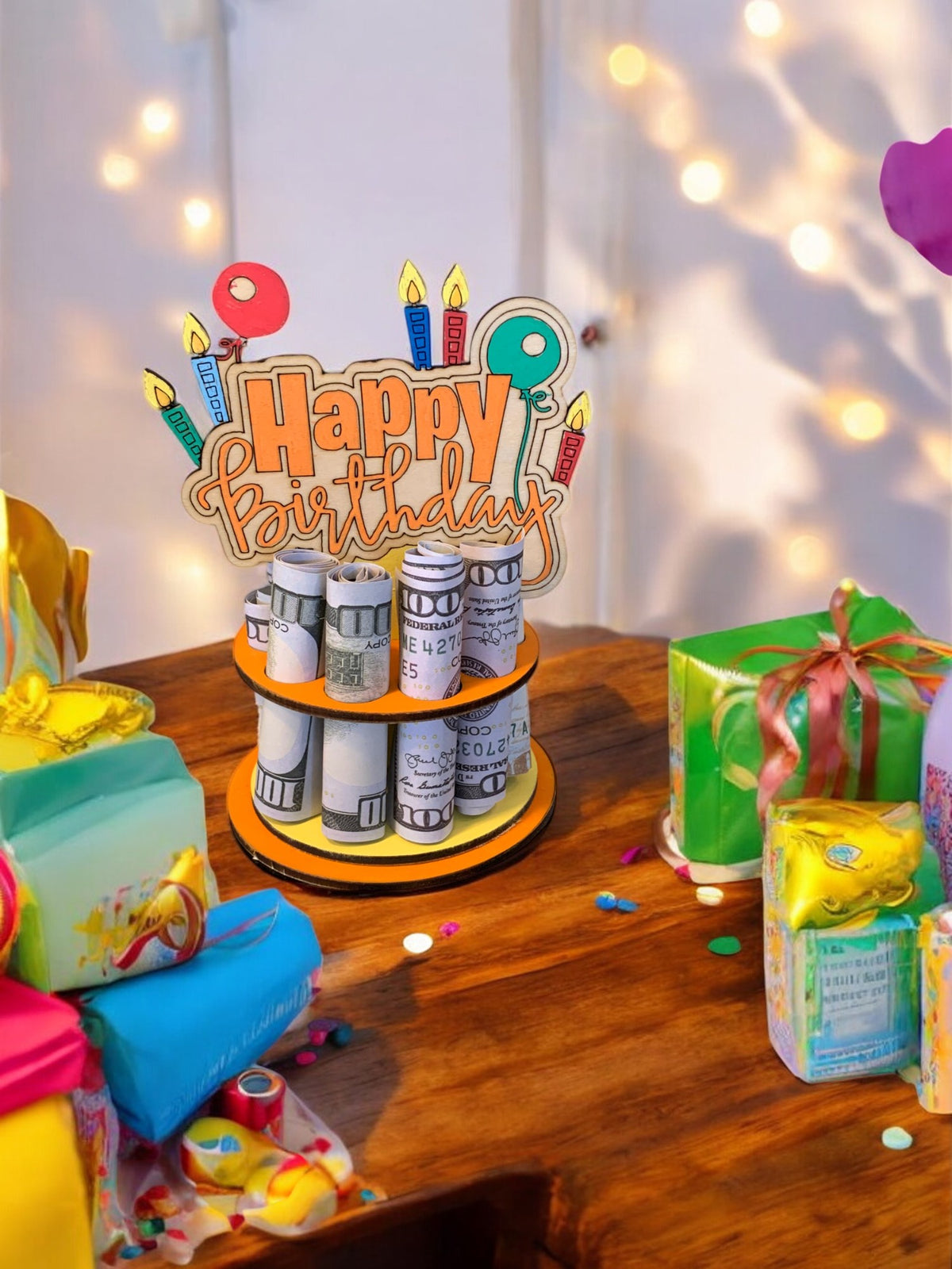 Birthday Money Tree with Boutique Gift Box – Gift-Ready Cash Holder