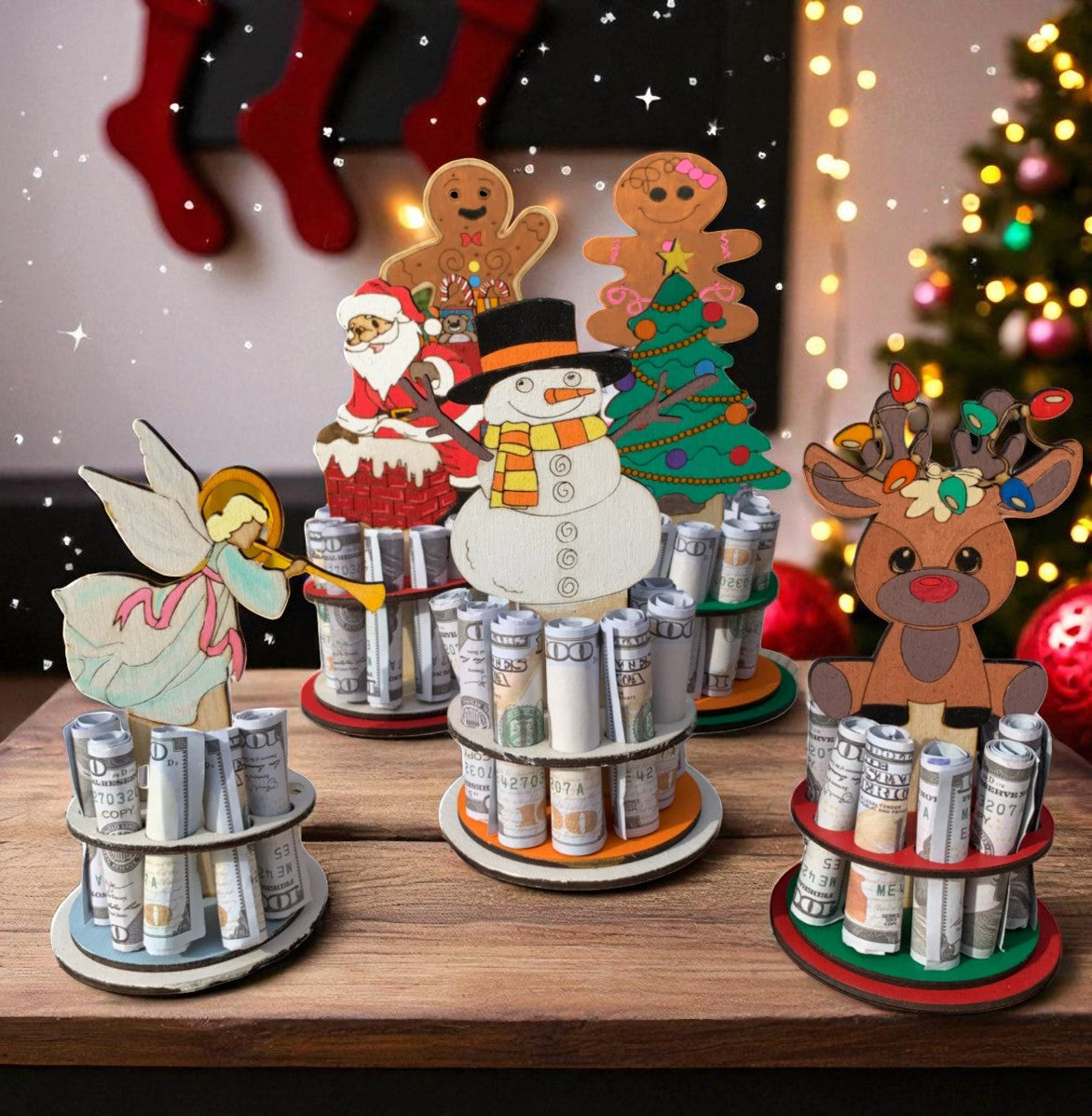 Christmas Gift Money Trees