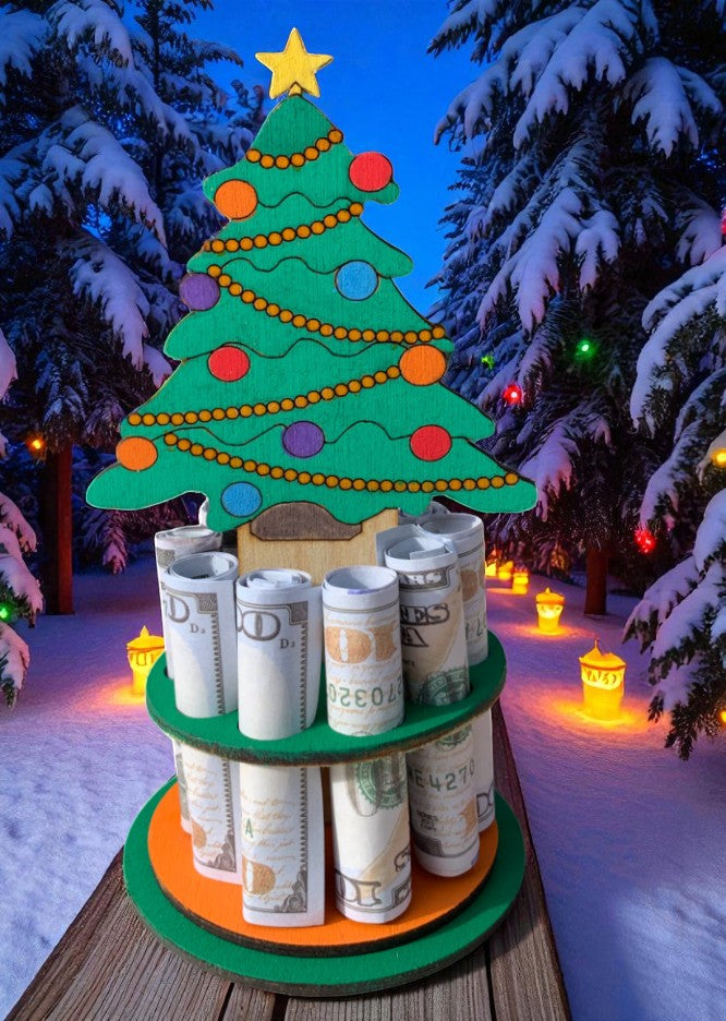 Christmas Gift Money Trees