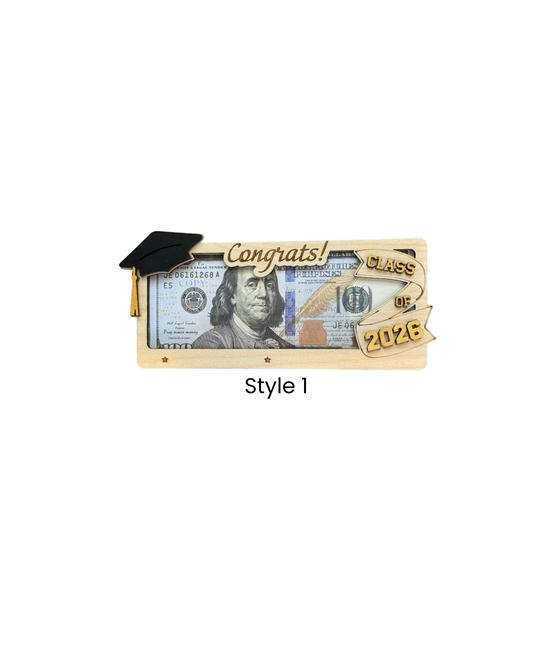 Graduation Money Holder — Class of 2026 | Personalized | 5 Designs
