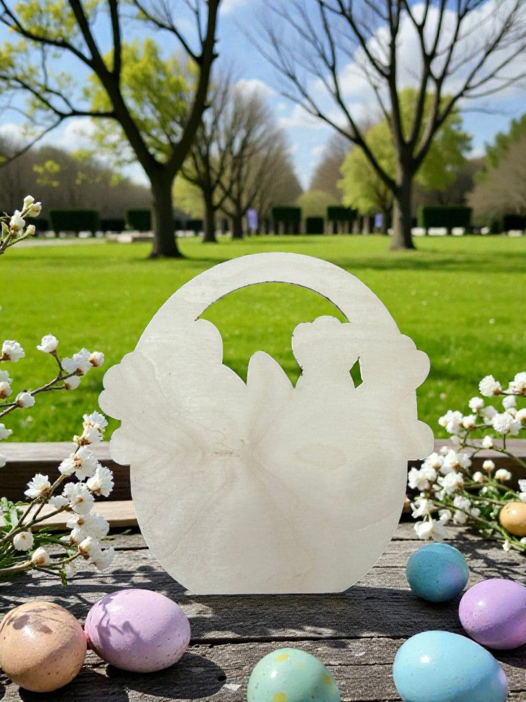 Easter Basket Gift Card Holder – Wooden Happy Easter Gift Card Holder