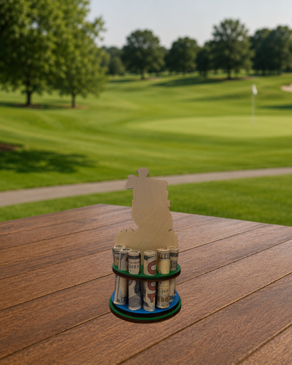 Golf Money Tree | Retirement Gift | Personalized | Handmade Wood