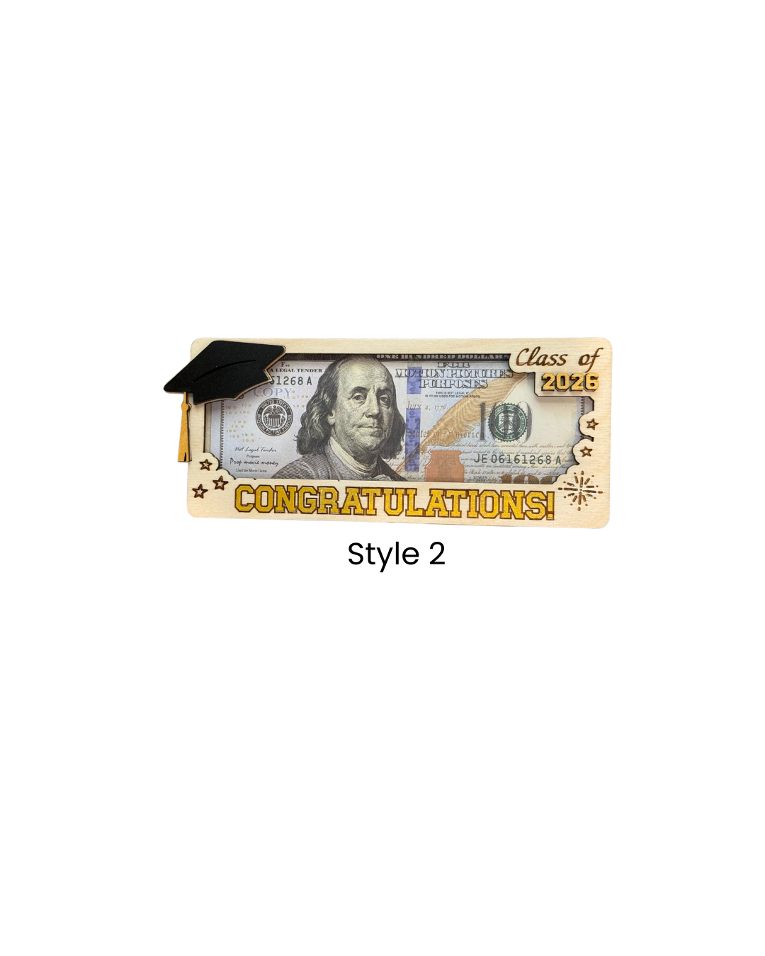 Graduation Money Holder — Class of 2026 | Personalized | 5 Designs