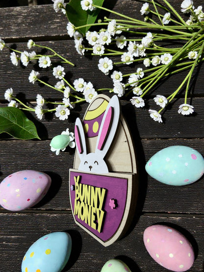 Bunny Money Gift Card Holder – Easter Bunny Pocket Gift Card Holder