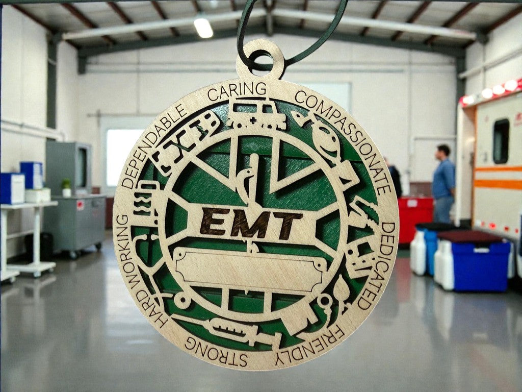 EMT Gift Card Holder | Personalized EMT & EMS Appreciation Medallion