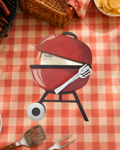 BBQ Grill Gift Card Holder — Father's Day Gift for the Grill Dad