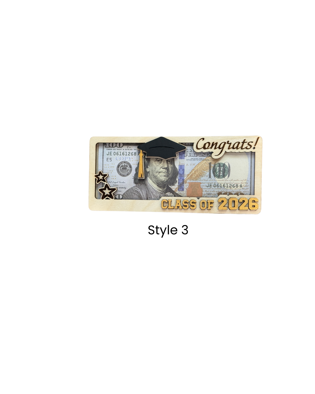 Graduation Money Holder — Class of 2026 | Personalized | 5 Designs