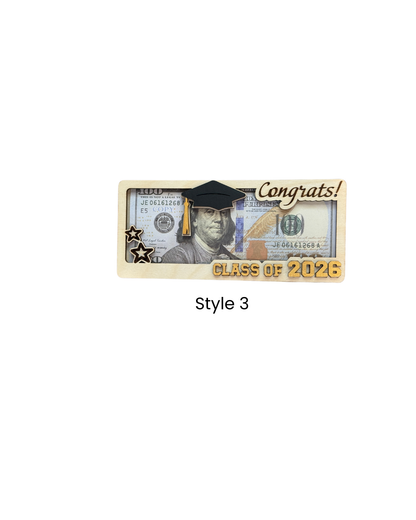 Graduation Money Holder — Class of 2026 | Personalized | 5 Designs