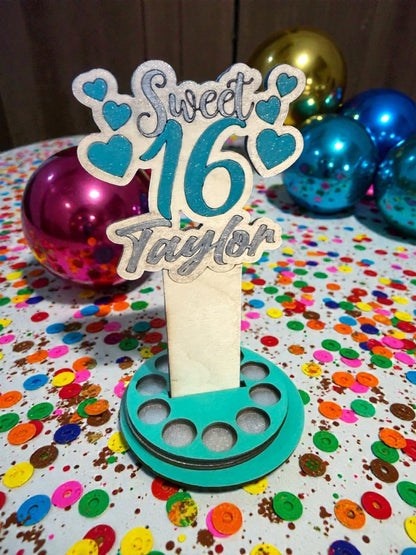 Personalized Sweet 16 Money Tree | Custom 16th Birthday Cash Gift for Teen Girl