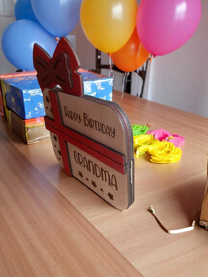 Grandma Birthday Gift Card Holder | Handmade Birthday Gift for Grandma | Special Keepsake for Grandma’s Birthday