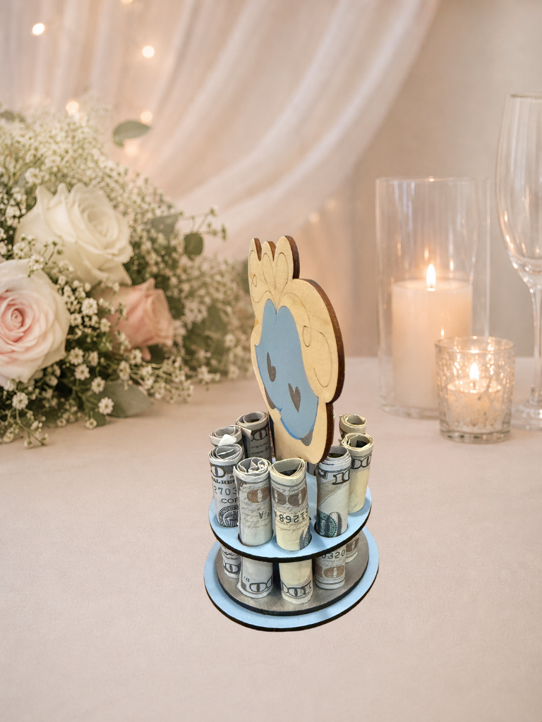 Wedding Bells Money Tree | Wedding Cash Gift | Handmade Wood