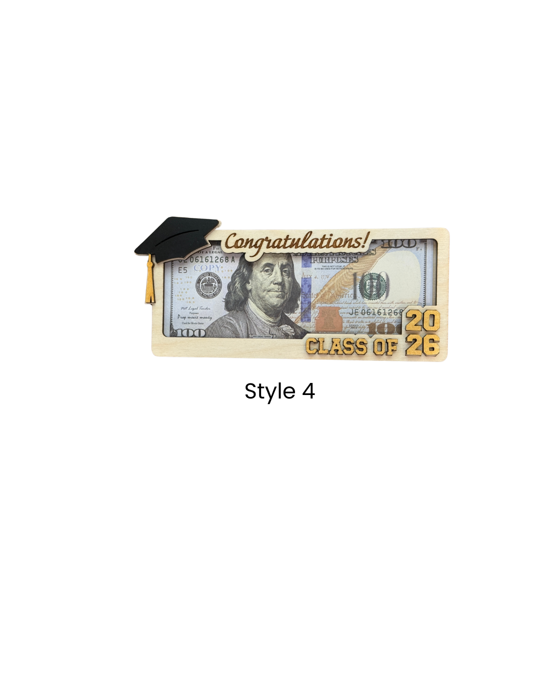 Graduation Money Holder — Class of 2026 | Personalized | 5 Designs