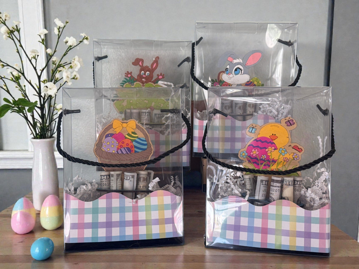 Easter Money Tree – Wooden Cash Gift with Optional Boutique Gift Box