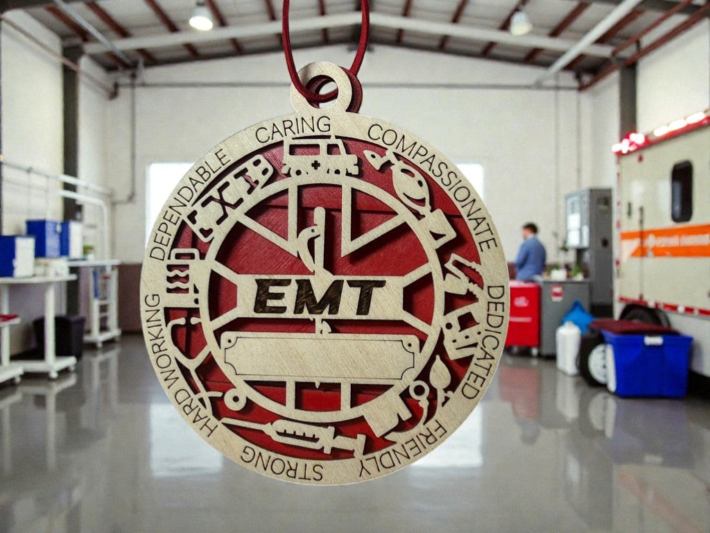 EMT Gift Card Holder | Personalized EMT & EMS Appreciation Medallion