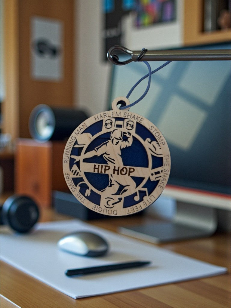 Hip Hop Gift Card Holder | Personalized Hip Hop Dancer Medallion