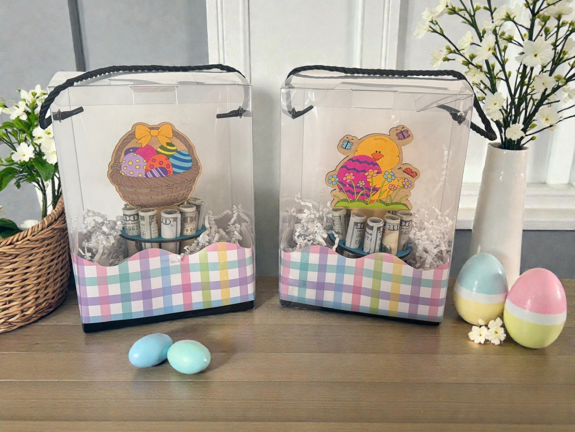 easter money tree Easter Money Tree – Cash Gift Holder with Optional Gift Box – A's Creative Treasure
