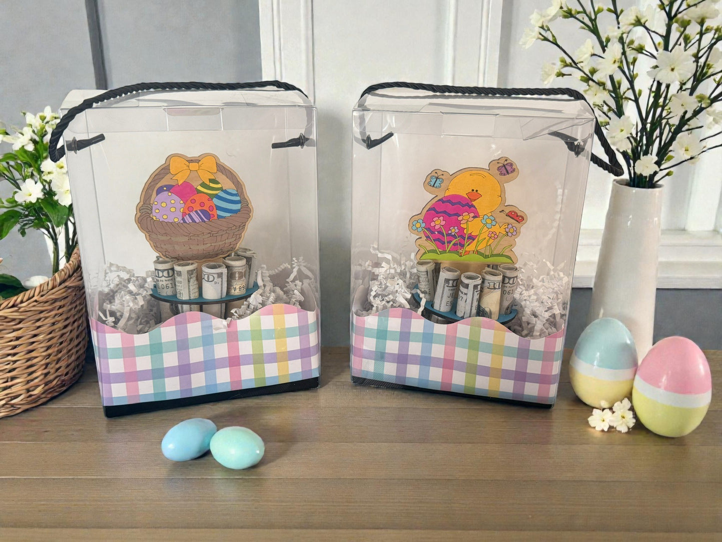 Easter Money Tree – Wooden Cash Gift with Optional Boutique Gift Box