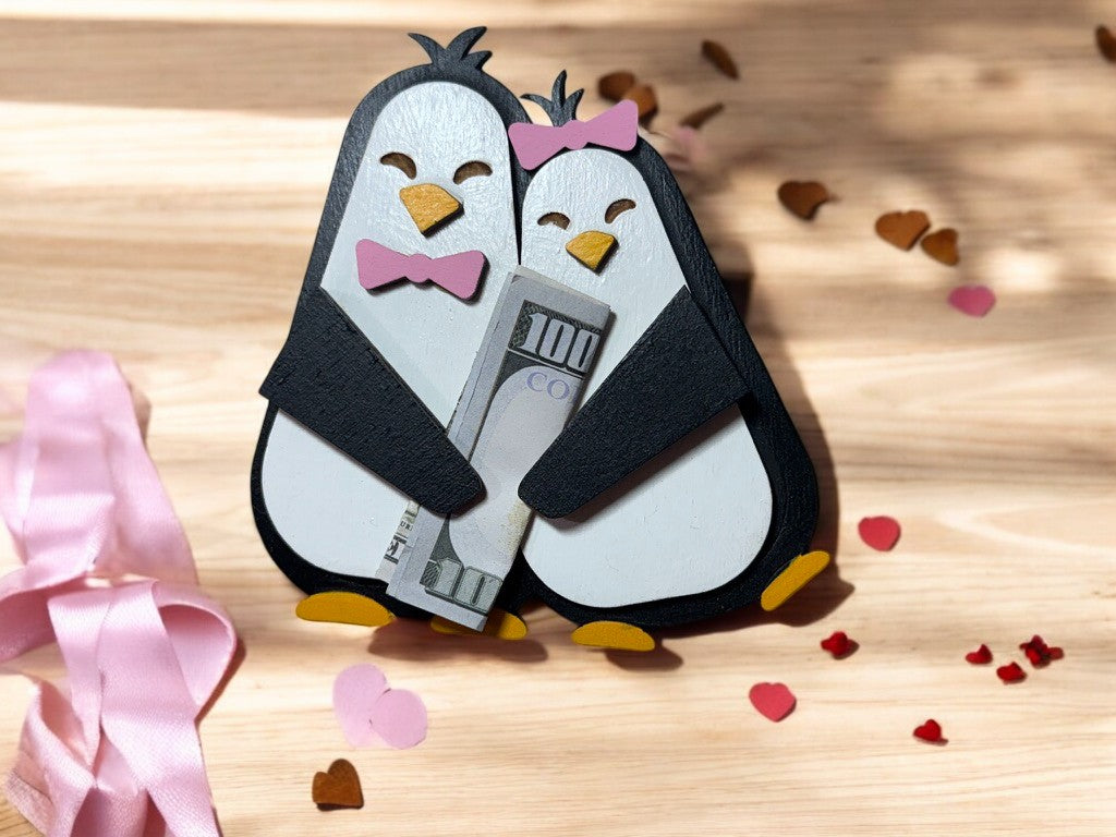 Animal Money Holder – Handmade Wooden Cash Gift