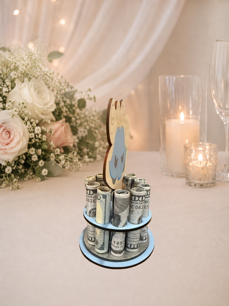 Wedding Bells Money Tree | Wedding Cash Gift | Handmade Wood