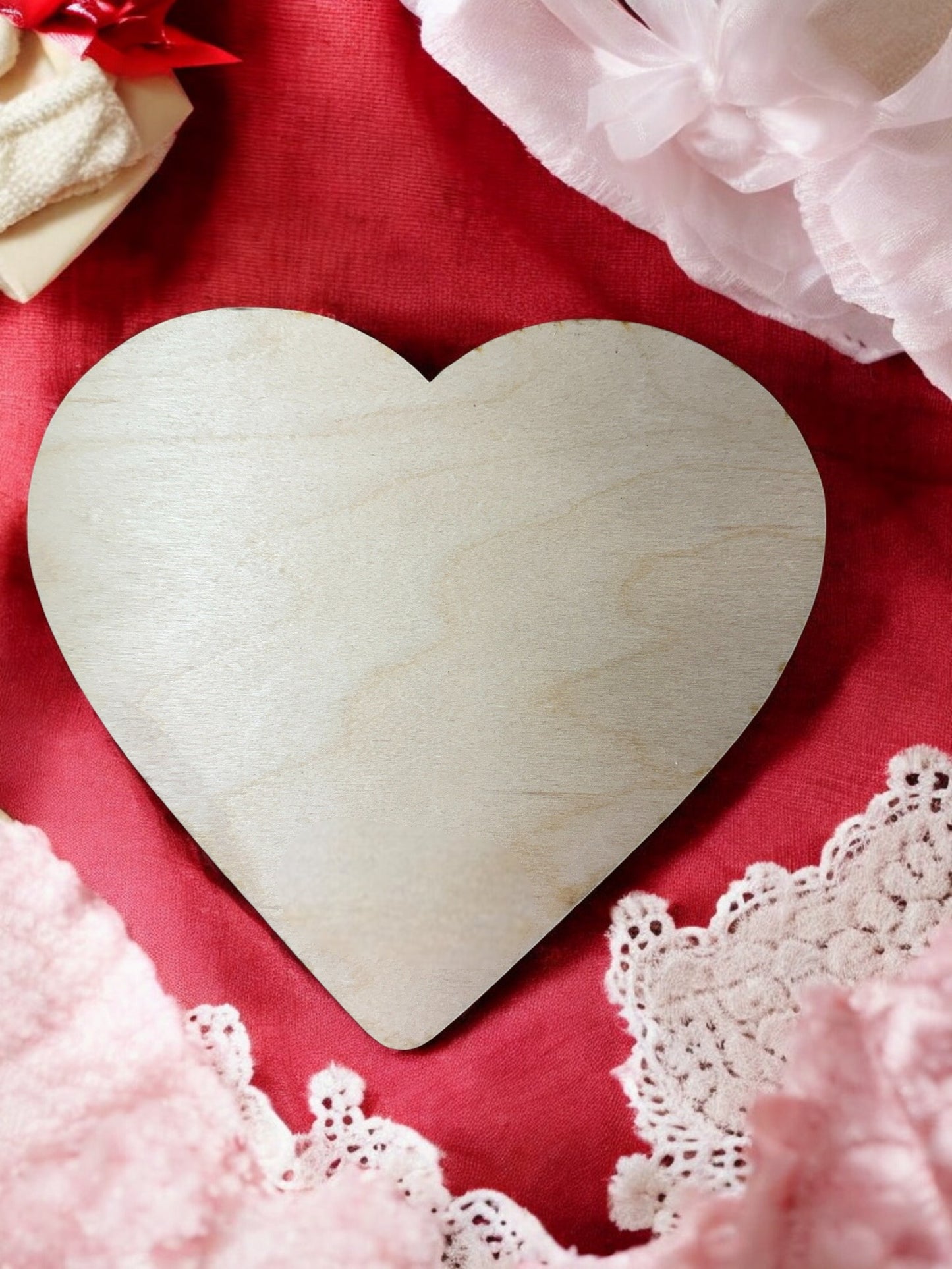 Valentine Mini Bottle Holder – Wooden Heart Liquor Display