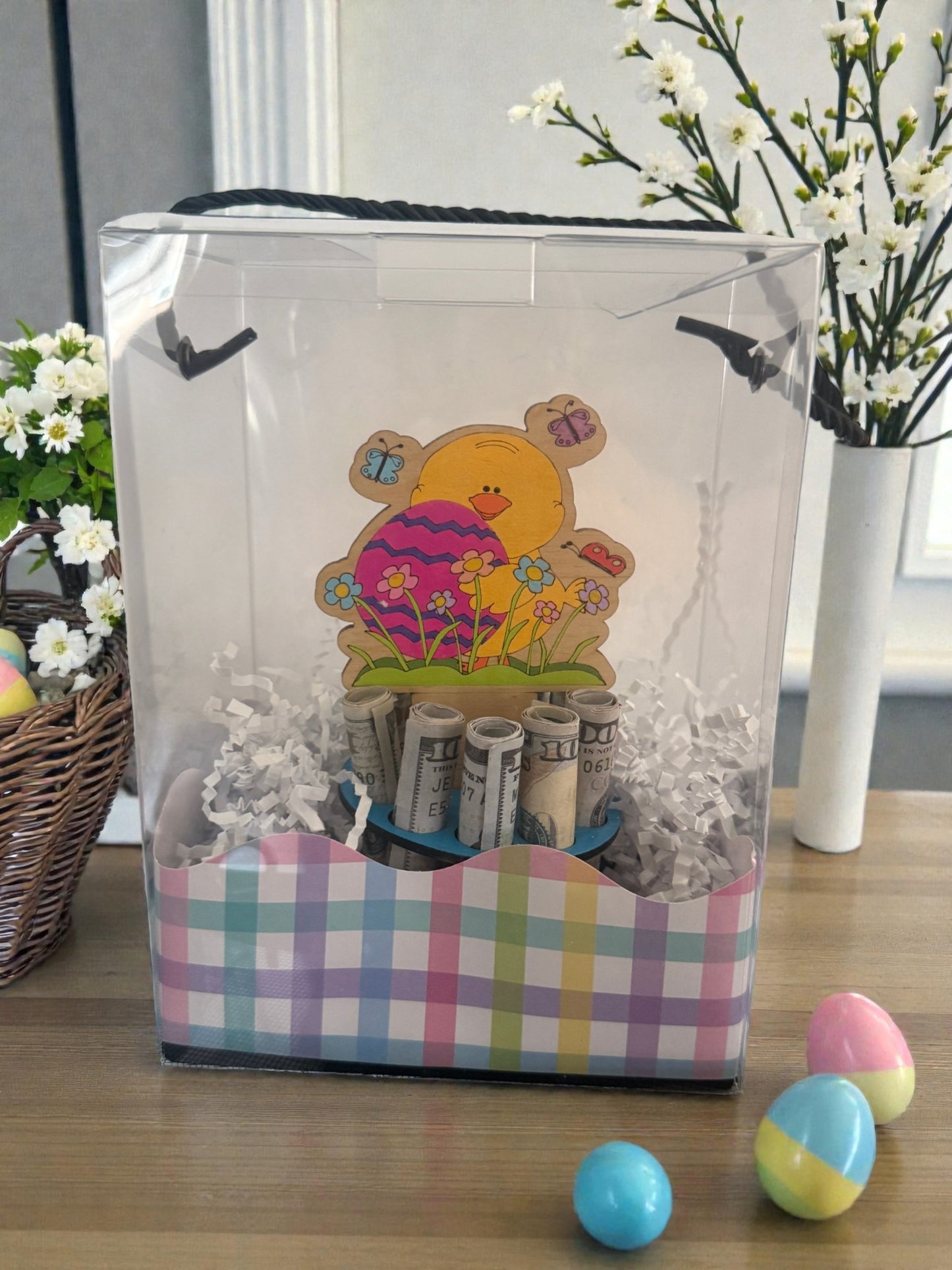 Easter Money Tree – Wooden Cash Gift with Optional Boutique Gift Box