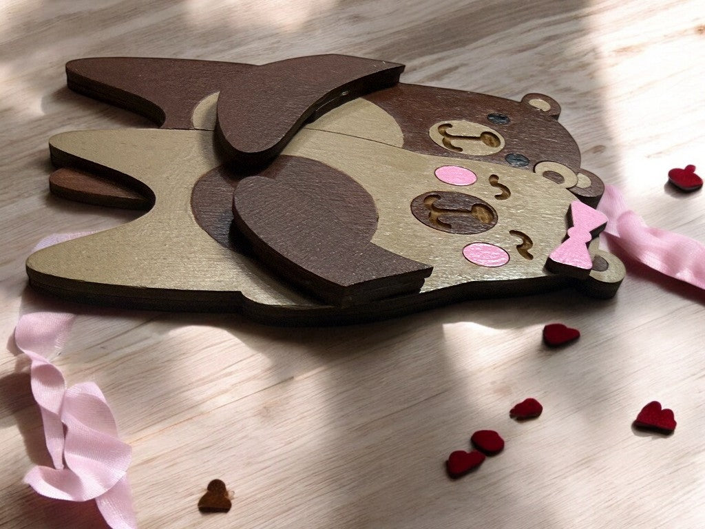 Animal Money Holder – Handmade Wooden Cash Gift