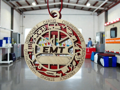 EMT Gift Card Holder | Personalized EMT & EMS Appreciation Medallion