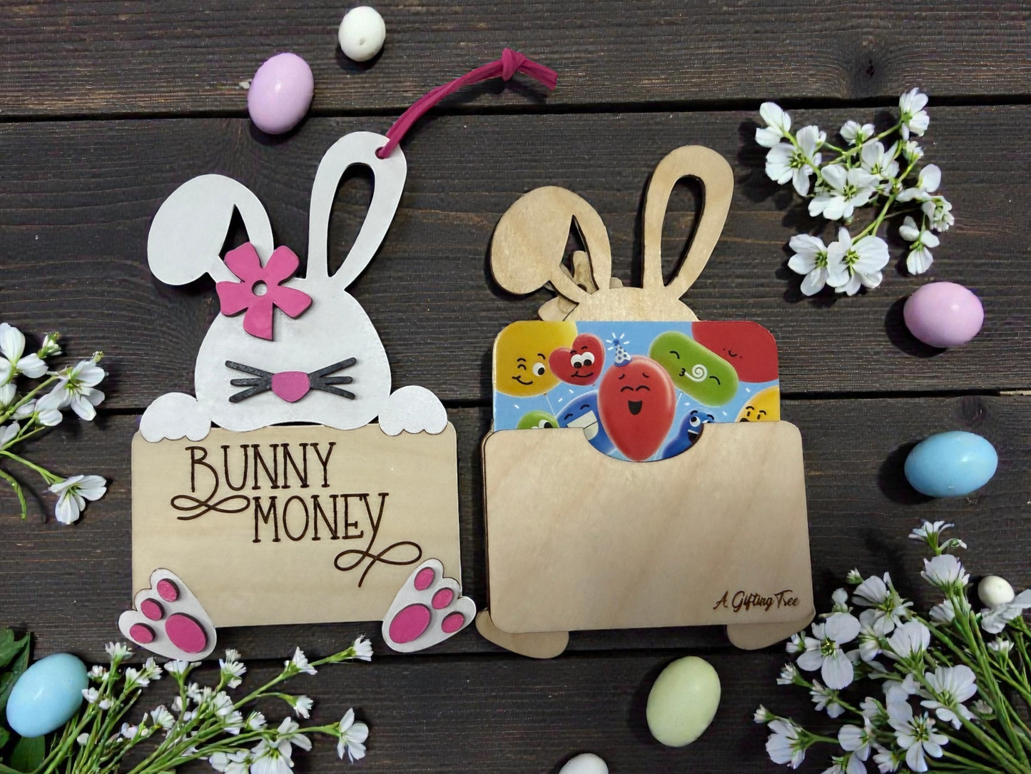 Bunny Gift Card Holder – Easter Basket Gift Card Holder