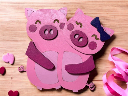 Animal Money Holder – Handmade Wooden Cash Gift