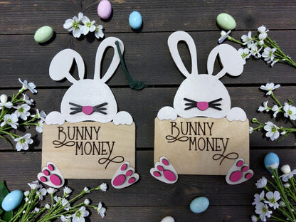 Bunny Gift Card Holder – Easter Basket Gift Card Holder