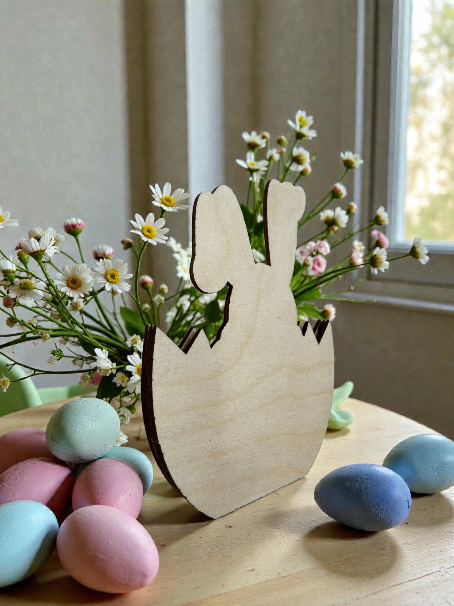 Bunny Money Gift Card Holder – Easter Bunny Wooden Gift Card Holder