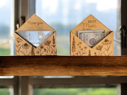Mothers Letters Gift Card Holders
