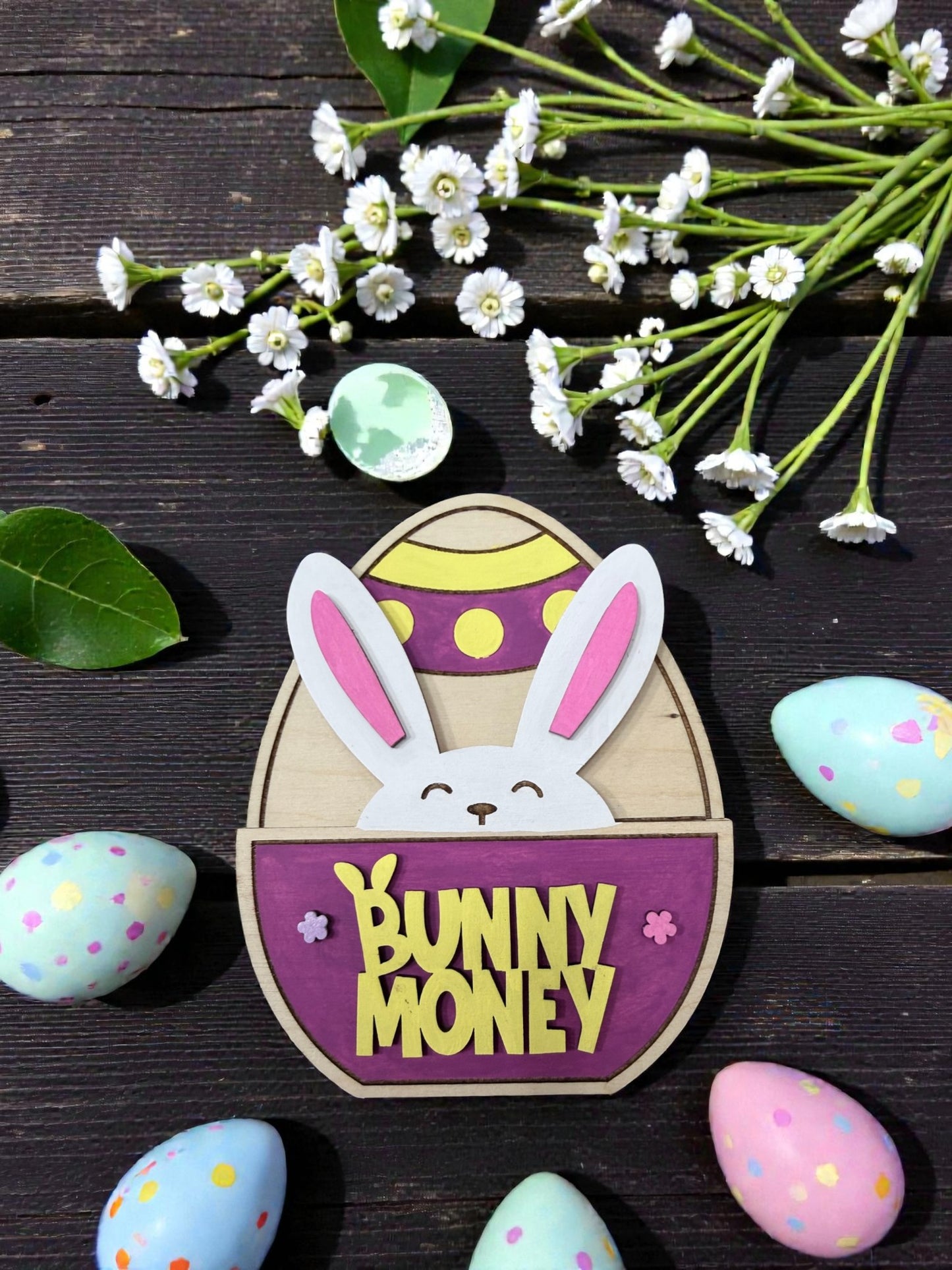 Bunny Money Gift Card Holder – Easter Bunny Pocket Gift Card Holder