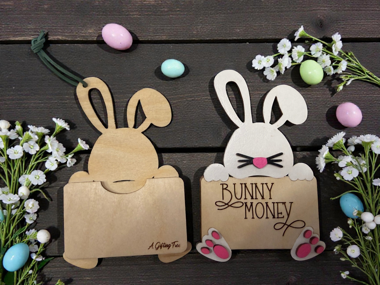 Bunny Gift Card Holder – Easter Basket Gift Card Holder