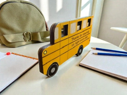 School Bus Gift Card Holder – Bus Driver Gift – Teacher Gift Card Holder – Back to School Gift