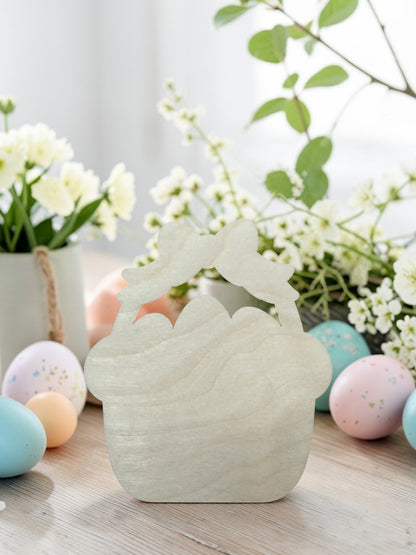 Easter Basket Gift Card Holder – Wooden Pocket Style Easter Gift Card Holder
