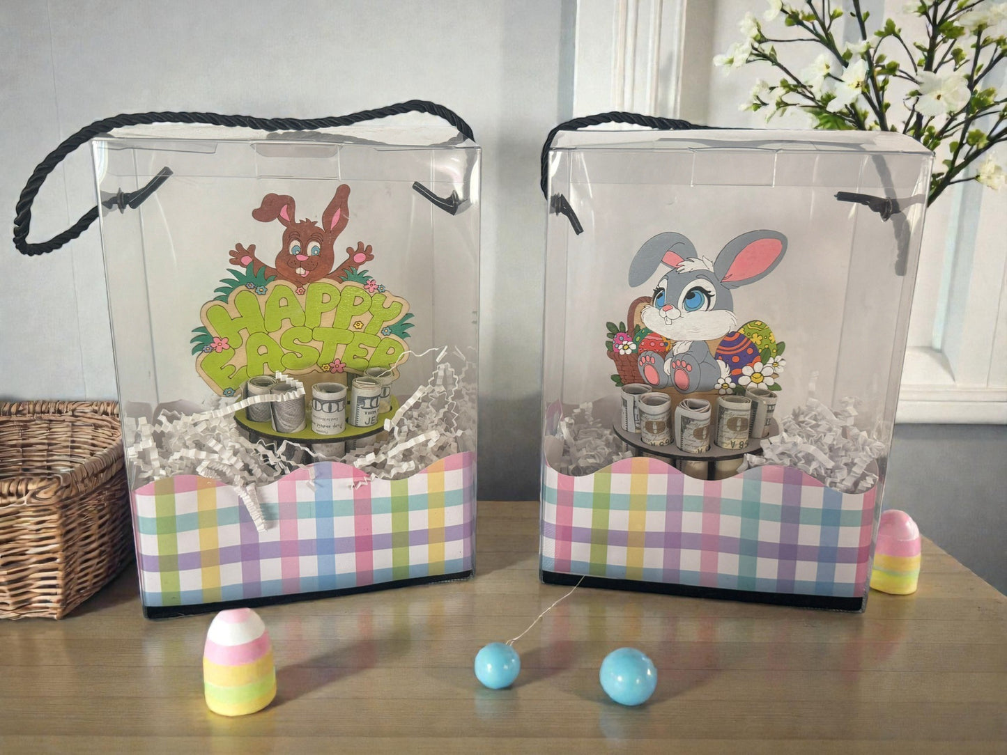 Easter Money Tree – Wooden Cash Gift with Optional Boutique Gift Box