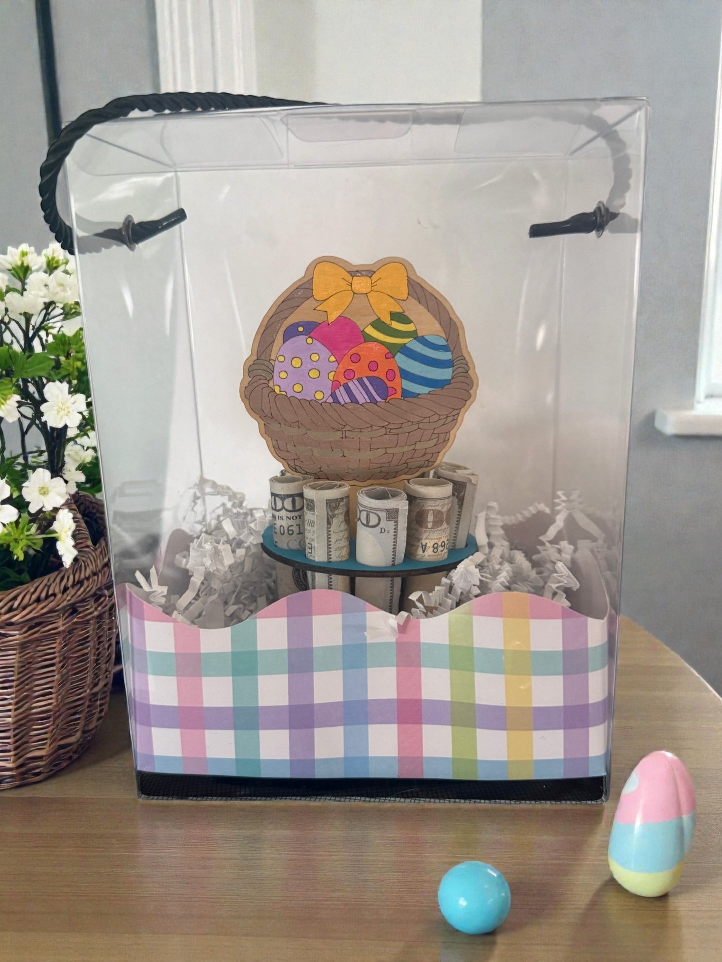 Easter Money Tree – Wooden Cash Gift with Optional Boutique Gift Box
