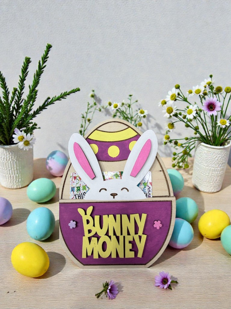 Bunny Money Gift Card Holder – Easter Bunny Pocket Gift Card Holder