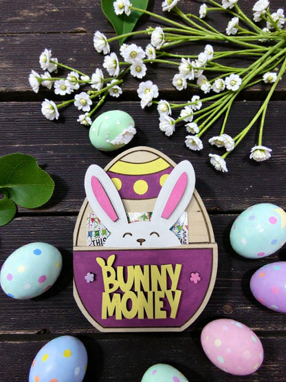 Bunny Money Gift Card Holder – Easter Bunny Pocket Gift Card Holder