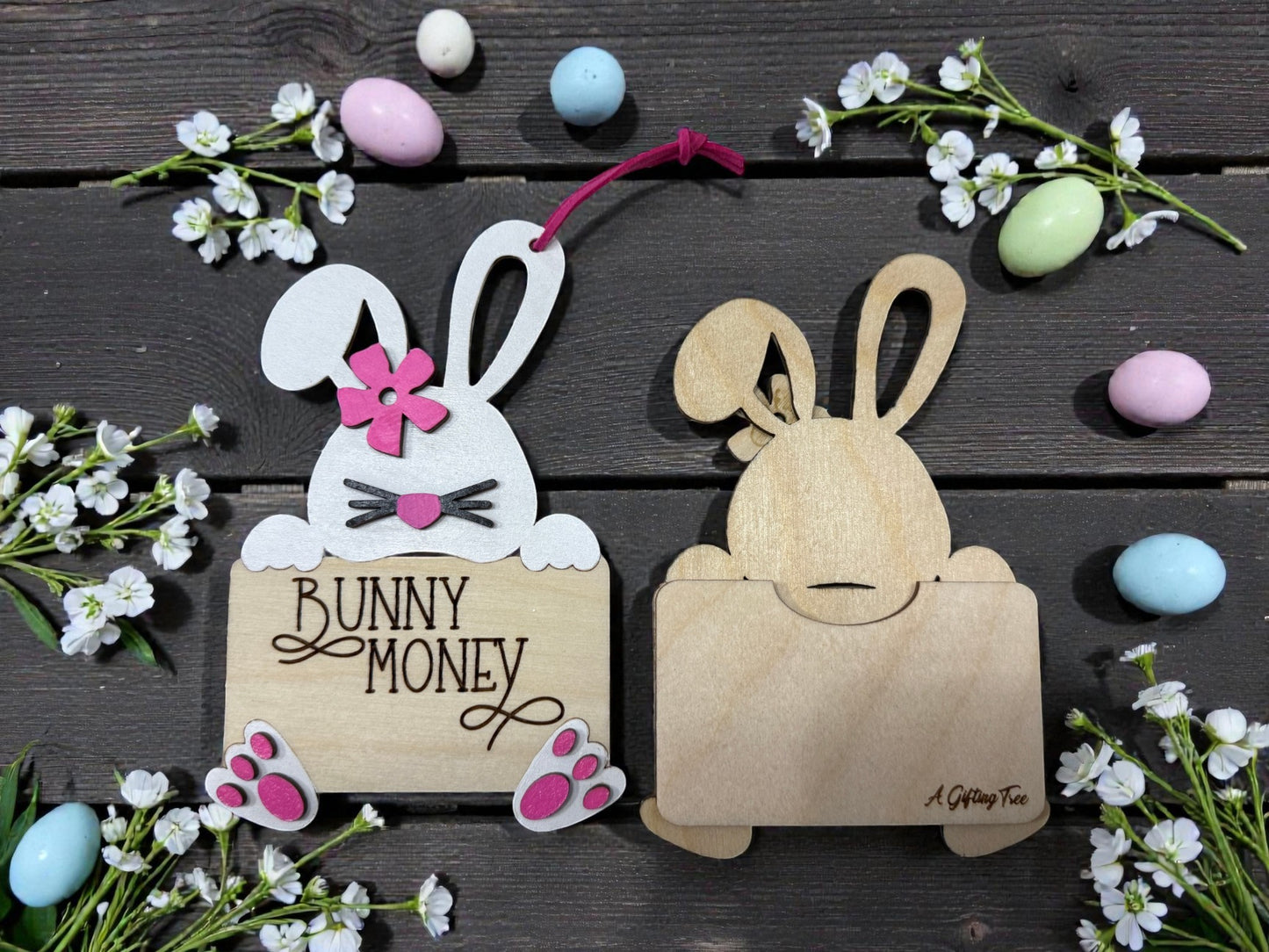 Bunny Gift Card Holder – Easter Basket Gift Card Holder