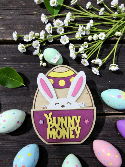 Bunny Money Gift Card Holder – Easter Bunny Pocket Gift Card Holder