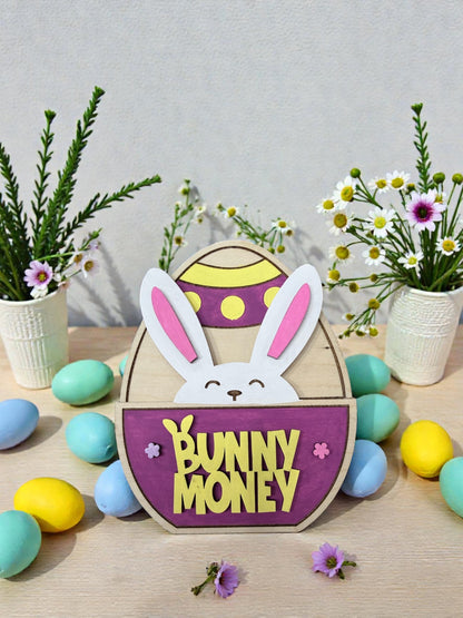 Bunny Money Gift Card Holder – Easter Bunny Pocket Gift Card Holder