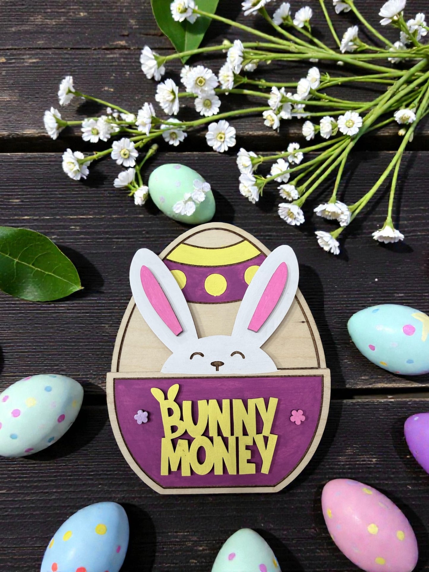 Bunny Money Gift Card Holder – Easter Bunny Pocket Gift Card Holder