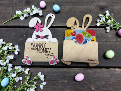 Bunny Gift Card Holder – Easter Basket Gift Card Holder